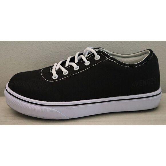 Avenger F2413-18 Men's Sz 9 Black/White Alley Cap Toe Work & Safety Boots - Picture 7 of 9